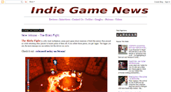 Desktop Screenshot of indiegamenews.com