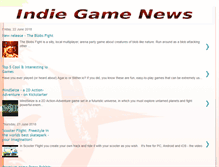 Tablet Screenshot of indiegamenews.com